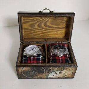 Klockbox ebenholts