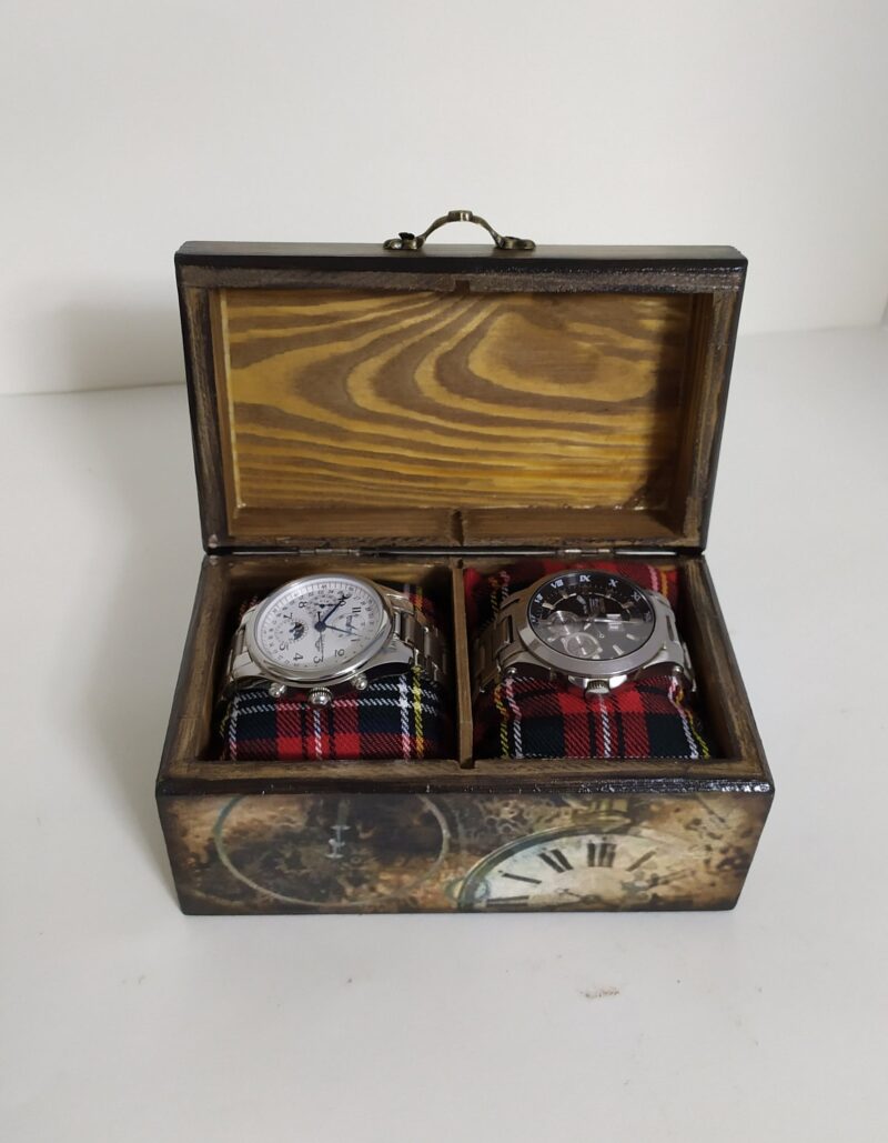 Klockbox ebenholts