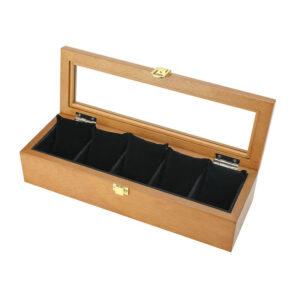 Klockbox gravyr - Svart interiör