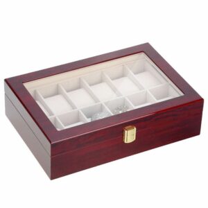 Trä klockbox