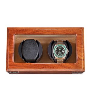 Two watch winder - Sammet